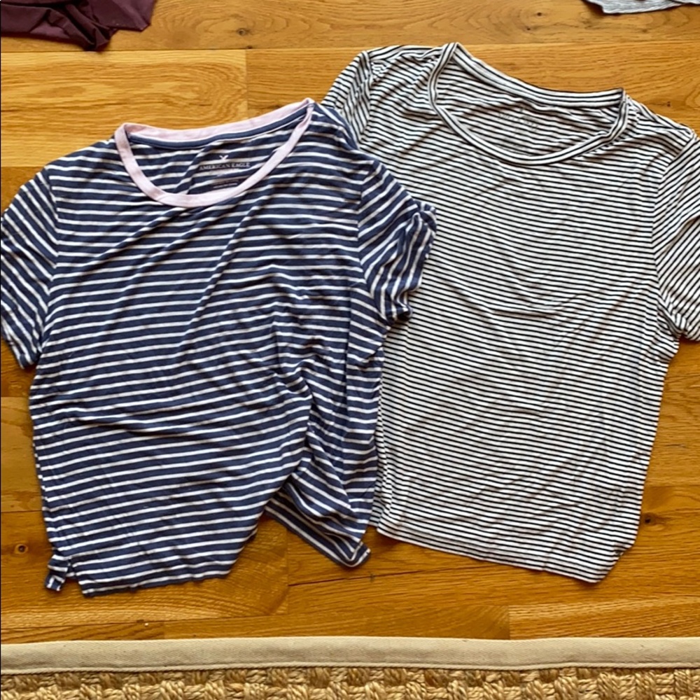 Striped short sleeve t shirts